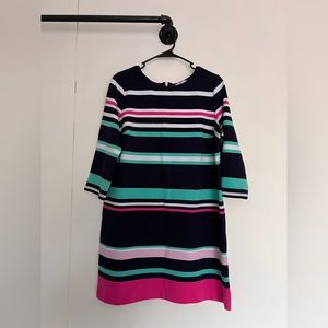 Crown and Ivy Multicolor Striped Shift Dress